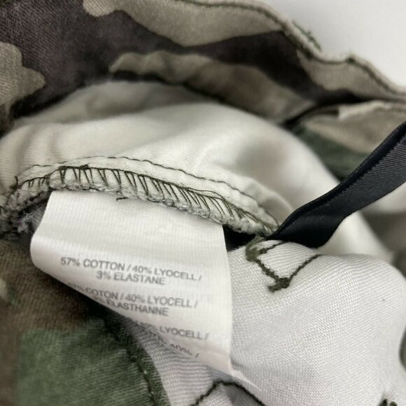 J.Crew Camo Skinny Cargo Jeans Green Brown Size 25 - Picture 6 of 6